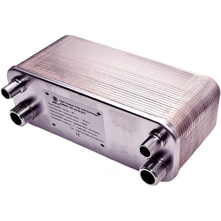 wärmetauscher kältemittel Wasser Ba-26-50-Freon Nordic Tec aT6