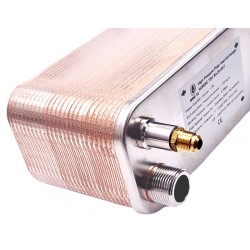 Nippel für Wärmetauscher zum Einlöten: Rohr 5/8" | Gewinde 3/8" SAE 2