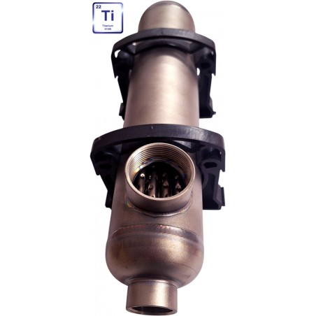 wärmetauscher titan mit Befestigung B155-Ti Nordic Tec DE7