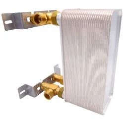 Wandbefestigung + Verschraubungsteile für Plattenwärmetauscher - 1" (DN25) Nordic Tec 2