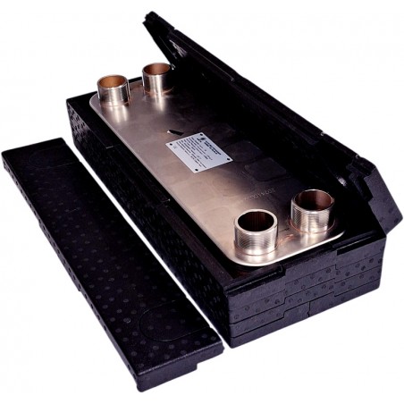 plattenwärmetauscher edelstahl DN 50 mit Isolierung Nordic TEc Ba-95-30 DE5