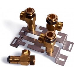 Wandhalterung für Plattenwärmetauscher 3/4" Nordic Tec 2