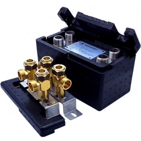 wärmeplattentauscher und Wandbefestigung & Isolierung - Nordic TEc Ba-16-40 AT4