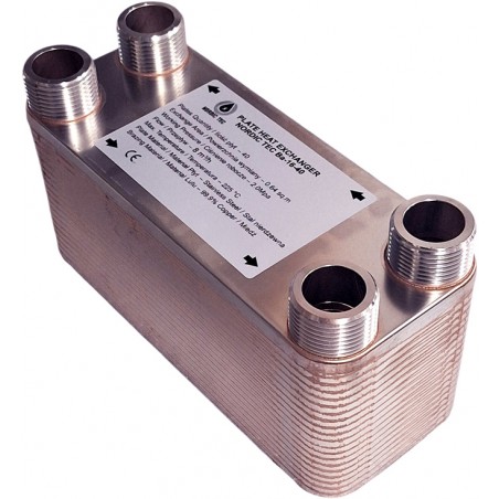 wärmetauscherheizung 40 Platten Model Nordic Tec Ba-16-40 DE4