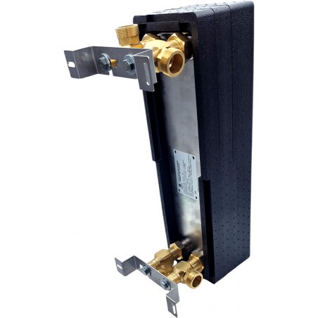 40-Platten-Wärmetauscher für Fussbodenheizung Nordic Tec Ba-60-40 DE3 FULL-SET