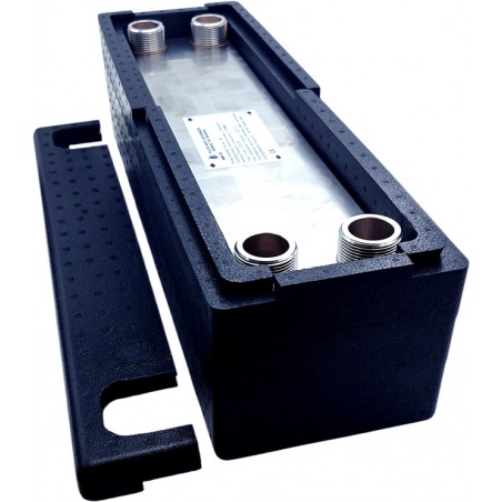 Edelstahl Wärmetauscher in der Isolierung Nordic Tec Ba-60-40 DE3