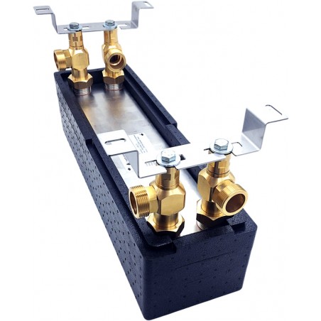 plattenwärmetauscher edelstahl NOrdic Tec Ba-60-40 mit Isolierung & Wandhalterung AT3