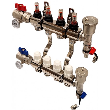 heizkreisverteiler 4 fach VOLL SET Nordic Tec DE3