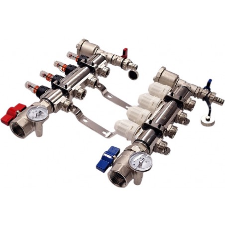 fußbodenheizung verteiler 4 kreise Nordic Tec VOLL-SET DE3