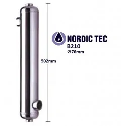 Schwimmbad Wärmetauscher NORDIC TEC B210 61kW