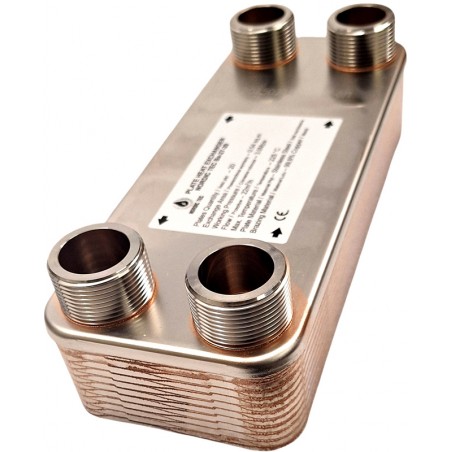 plattenwärmetauscher für fußbodenheizung Nordic Tec Ba-27-20 5/4" DE2