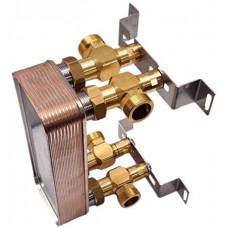 wärmetauscher anschluss Nordic Tec Ba-27-20 1 1/4" DE2