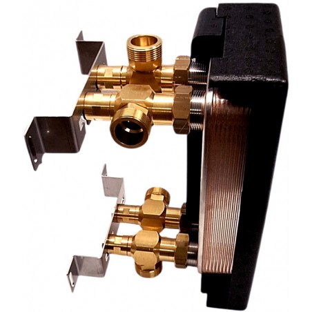 gelötete plattenwärmetauscher FULL-SET Nordic Tec Ba-27-20- 5/4" DE2