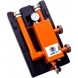 Heizungswart mit hydraulischer Weiche und Manometer 1" 2