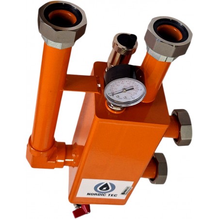 Heizungswart mit Manometer Nordic Tec DE2