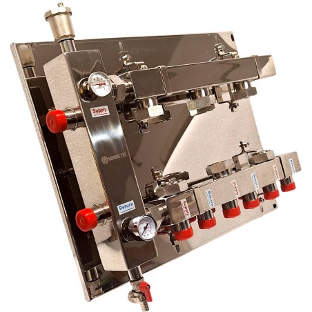 Hydraulische Weiche Verteiler 3 Kreise Nordic Tec DE3