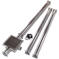 bodenablauf garage befahrbar 3m Nordic Tec mit full-inox deckel