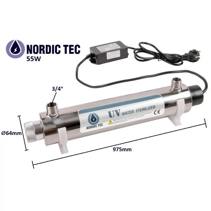UV Wasser Sterilisator Nordic Tec 55W