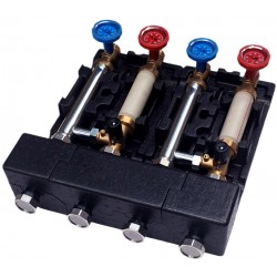 Pumpengruppen-Satz Nordic Tec GPN-3 – Verteilerbalken + zwei Gruppen mit 3-Wege-Mischer 2