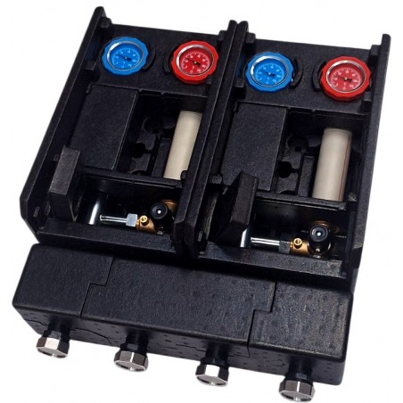 Pumpengruppen-Set – 2 Pumpengruppen mit Dreiwegeventil und Regelung