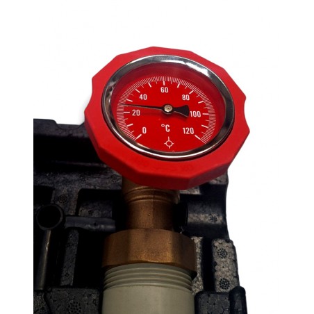 Thermometer der Pumpengruppe für Heizkörper Nordic Tec GPN