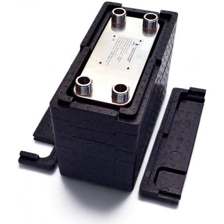 PLATTENWÄRMETAUSCHER mit Isolierung 80 Platten