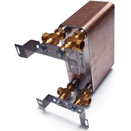 PLATTENWÄRMETAUSCHER NORDIC BA-32-80 mit Halter