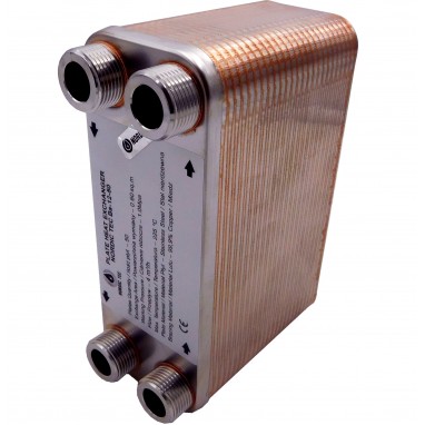 wärmetauscher 100 kW für die dusche Nordic Tec Ba-12-50