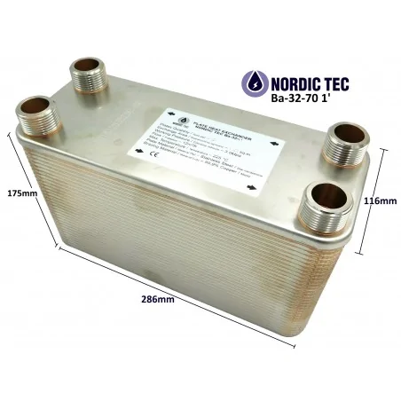 Aquarea Monoblock 14 kW Wärmepumpe - wärmetauscher