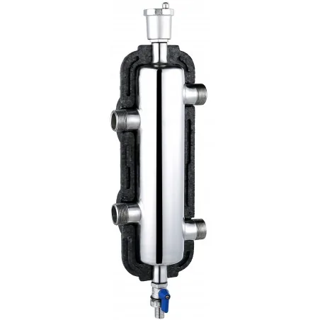 Klassische hydraulische Weiche für 2 Kreisläufe - 50 kW