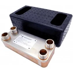 Gelötete Plattenwärmetauscher mit 1 1/4" Anschlusse 2
