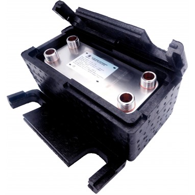 Plattenwärmetauscher 30 Platten für einen Kohlekessel mit Isolierung
