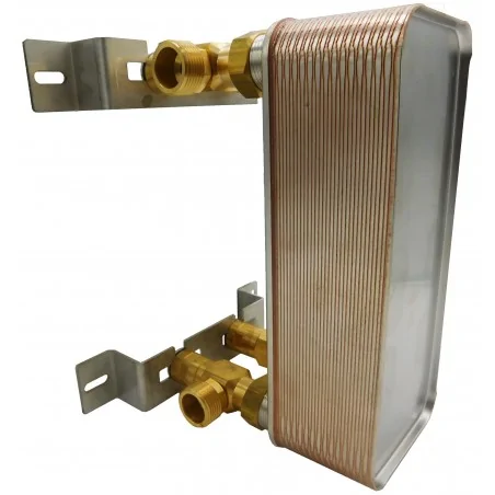 PLATTENWÄRMETAUSCHER BA-27-40 1 1/4" wandmontage