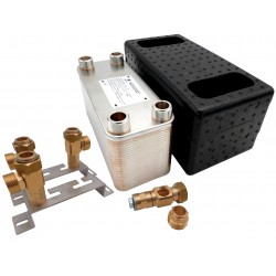 PLATTENWÄRMETAUSCHER NORDIC BA-27-80 1 1/4" 450 KW 2