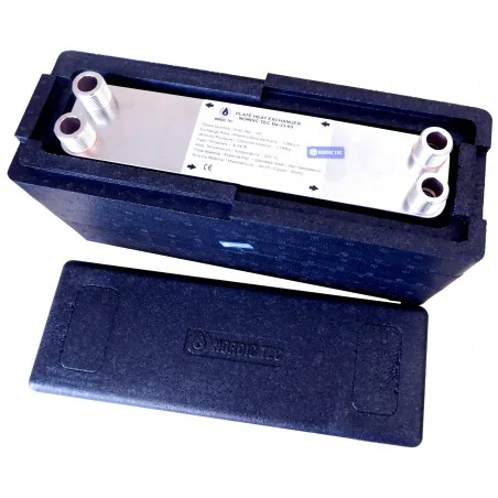 Plattenwärmetauscher mit Isoliergehause NORDIC Tec Ba-23-50 40 kW
