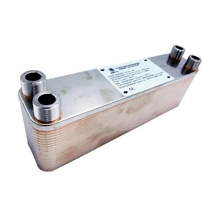 Plattenwarmetauscher fur Warmwasserbereitung Nordic Tec 40 3/4"