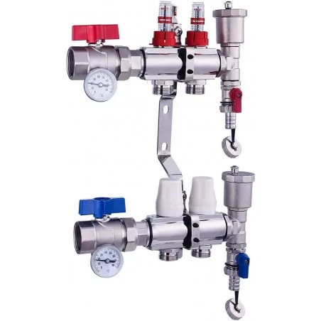 Heizkreisverteiler Fußbodenverteiler Heizverteiler 2 Heizkreise