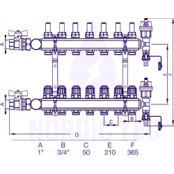 danfoss heizkreisverteiler 7 kreise 2