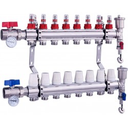 fußbodenheizungsverteiler 8 kreise