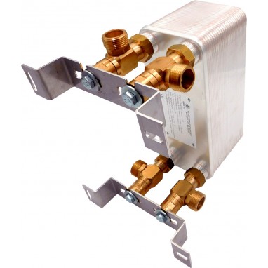 Wandbefestigung Wärmetauscher 3/4" dn20 Plattenwärmeübertrager