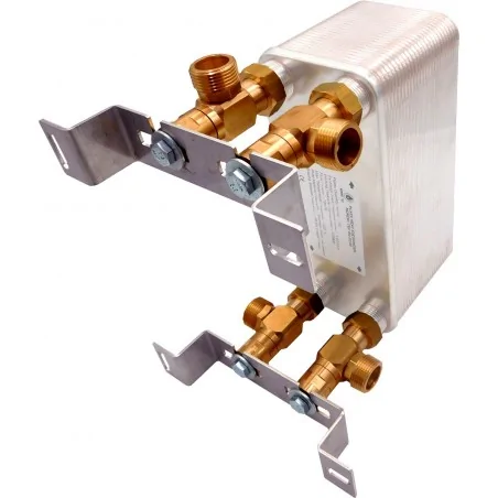 Wandbefestigung Wärmetauscher 3/4" dn20 Plattenwärmeübertrager