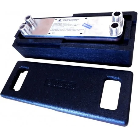 Plattenwärmetauscher mit 20 Platten Isolation ba-23-20