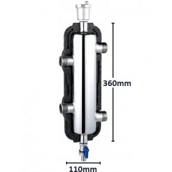 Klassische hydraulische Weiche für 2 Kreisläufe - 50 kW 2