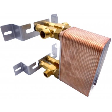 wärmetauscher für duschwasser 60 platten 3/4"