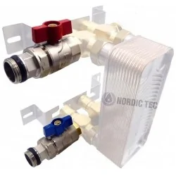 Kugelhahn-Set 1 1/4" DN32 5/4" (2 St) Nordic Tec 2