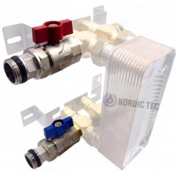Kugelhahn-Set 3/4" DN20 (2 St) Nordic Tec 2