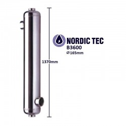 Schwimmbad Wärmetauscher NORDIC B3600 1060kW