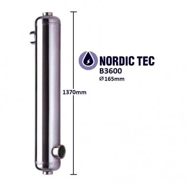 Schwimmbad Wärmetauscher NORDIC B3600 1060kW