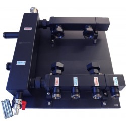 Hydraulische Weiche-Verteiler NORDIC TEC 2 Kreise für 2 Pumpen