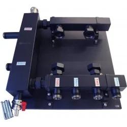 Hydraulische Weiche-Verteiler NORDIC TEC 2 Kreise für 2 Pumpen